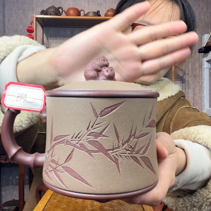 茶杯紫砂原矿紫砂杯