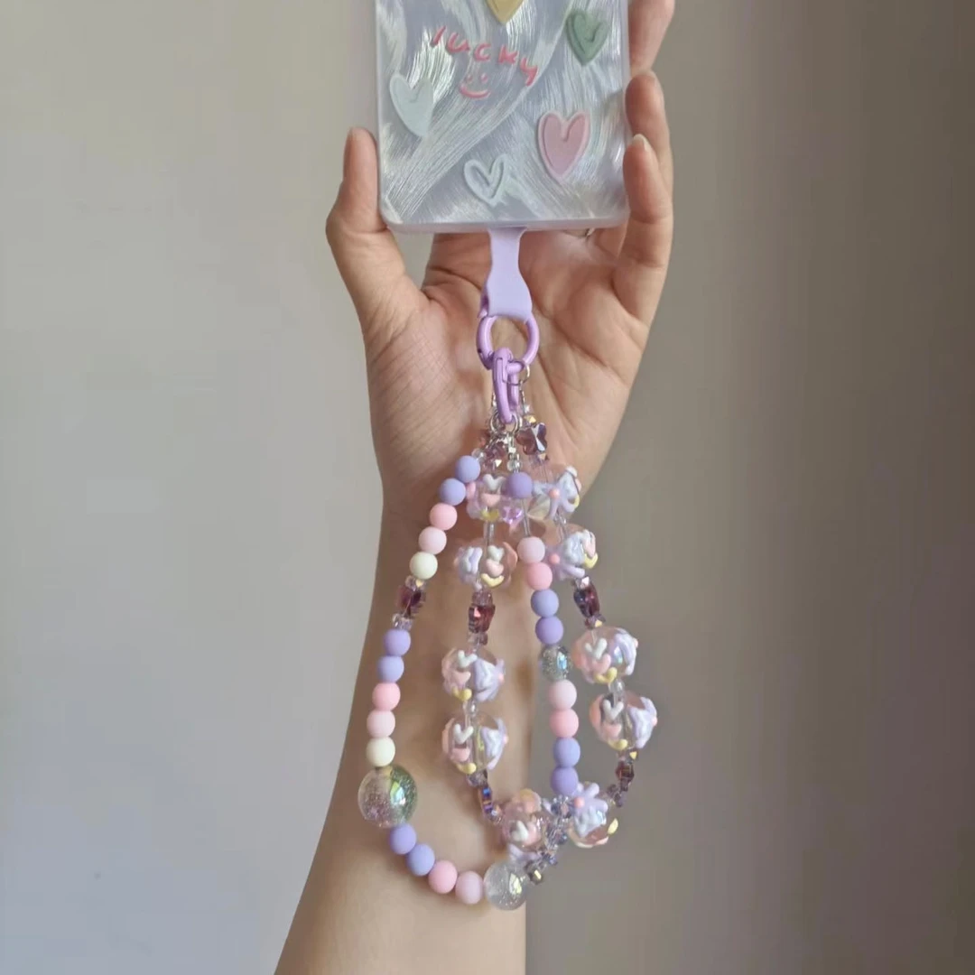 46开头号码（孤品）乐屿原创手机链手机挂绳短款创意个性手机饰品