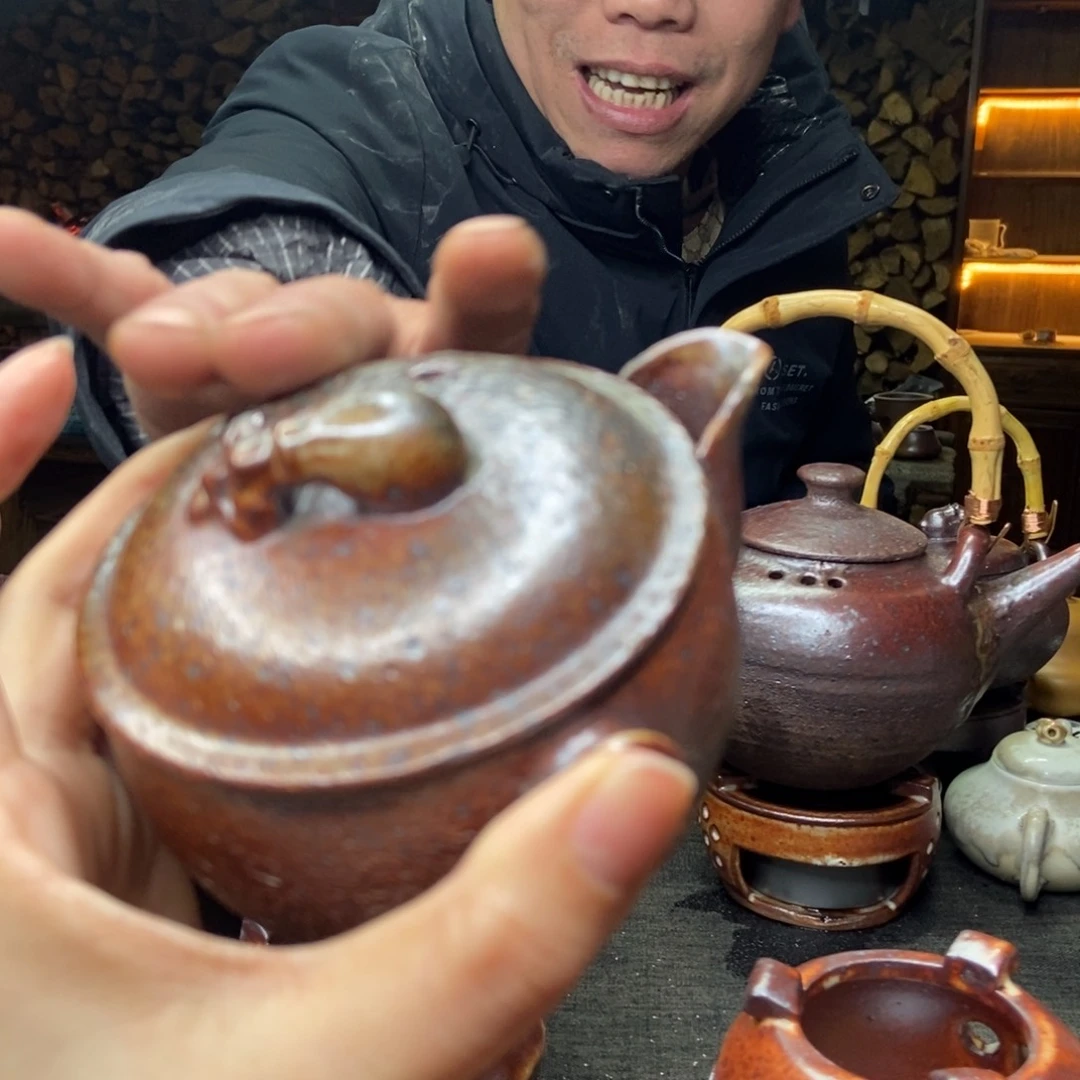 紫砂柴烧紫砂茶具