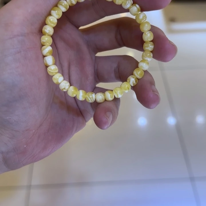 手链琥珀未镶嵌蜜蜡