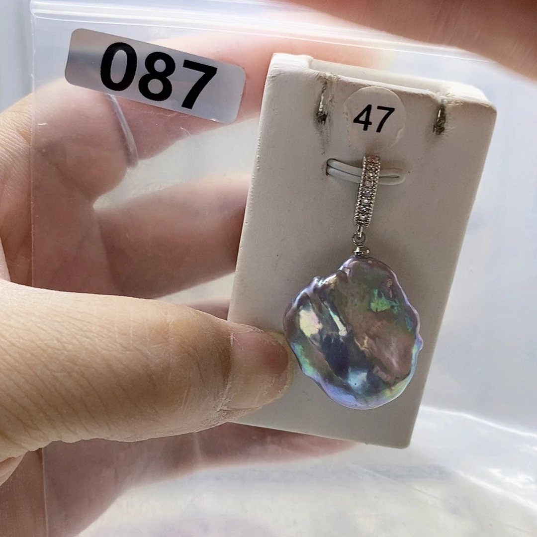 颈饰合金淡水珍珠