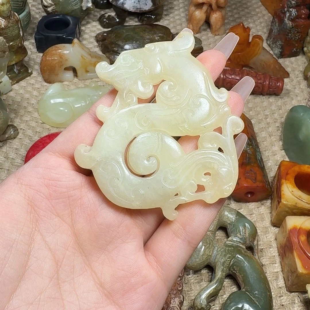 白玉菩提吊坠挂件