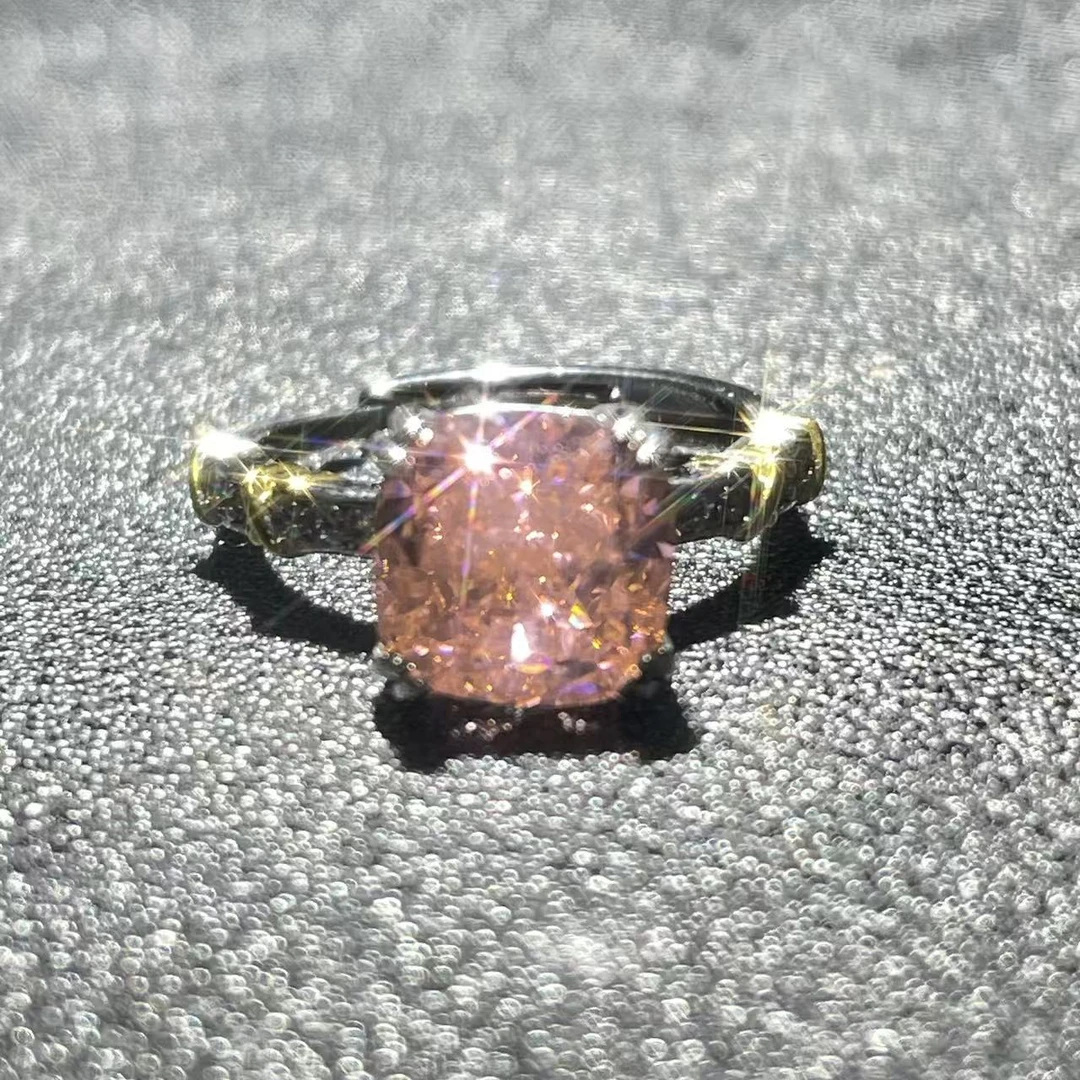 意大利-典藏轻奢-帕帕拉恰-高精切宝石戒指C-229