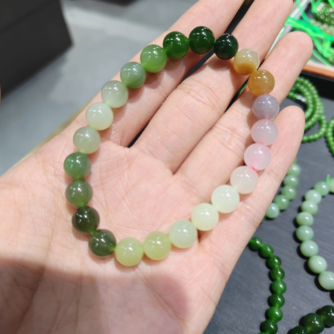 天然和田玉多宝手串