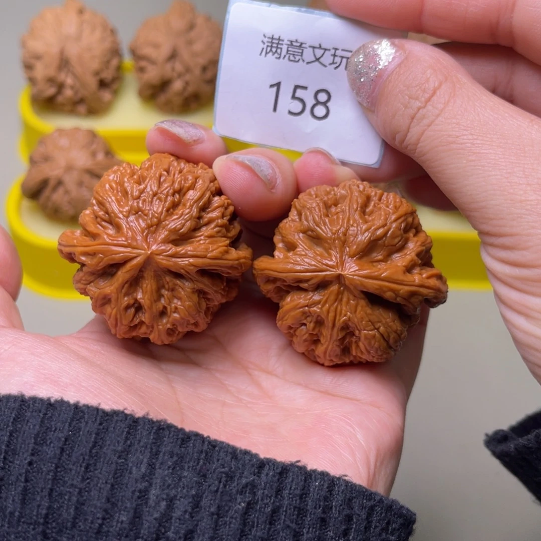 文玩核桃把件粗筋42.158