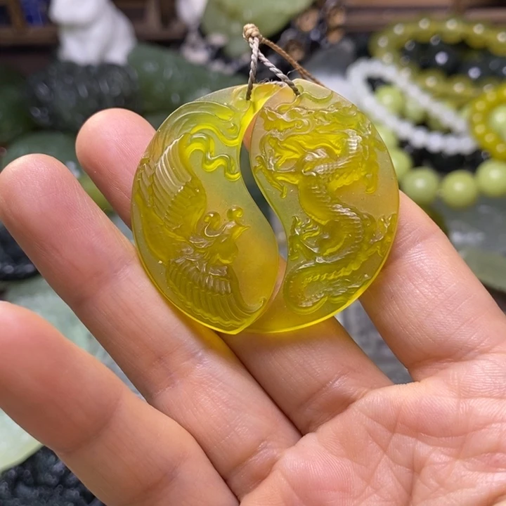 岫玉未镶嵌岫玉颈饰