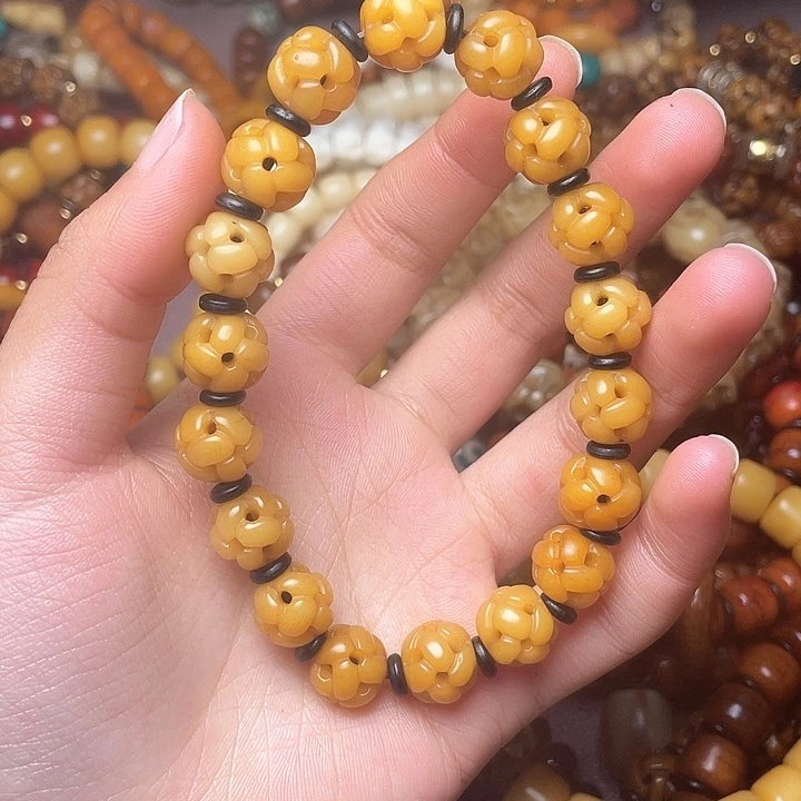 牛骨手串/手链牦牛骨路路通手串