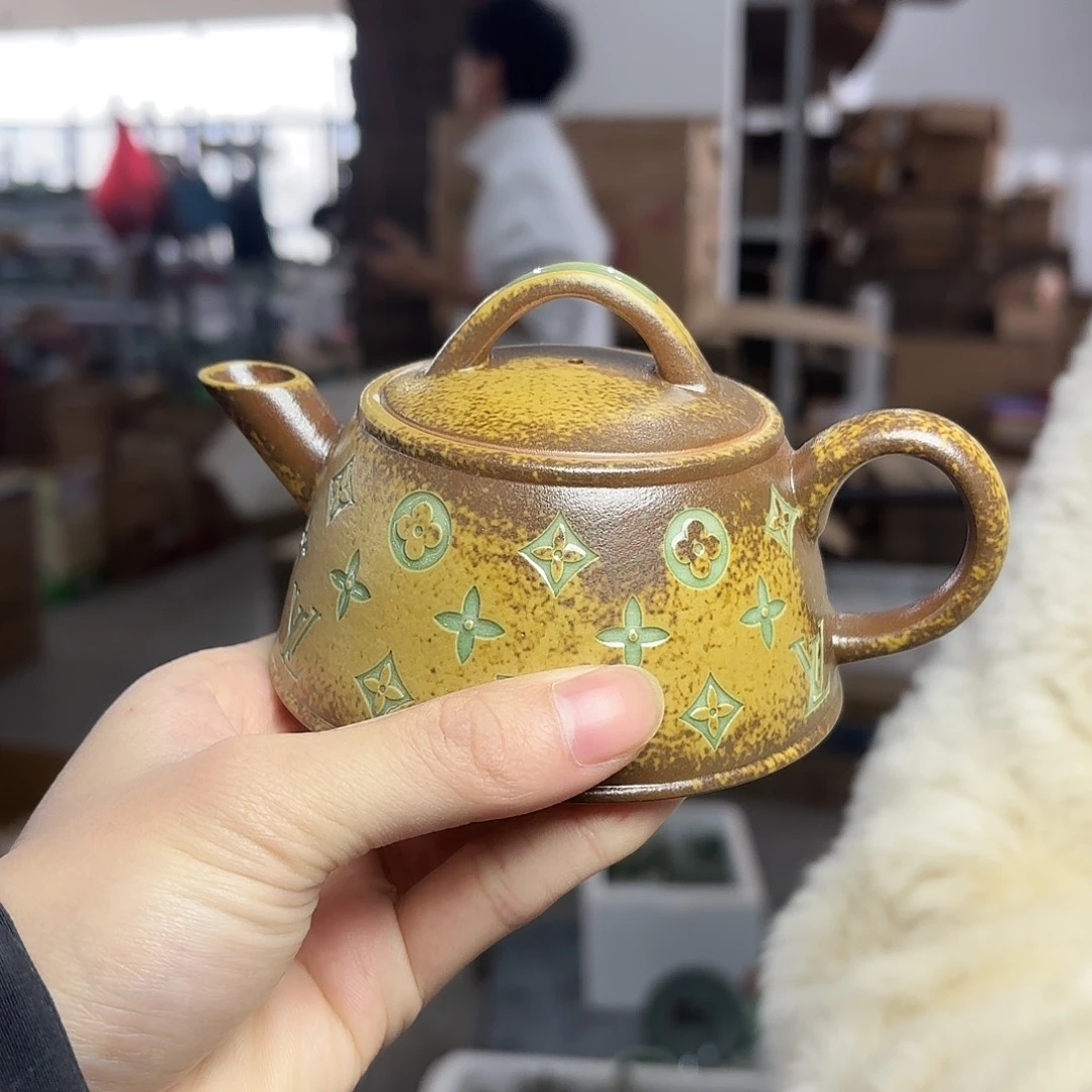 龙泉云间青瓷小米茶器