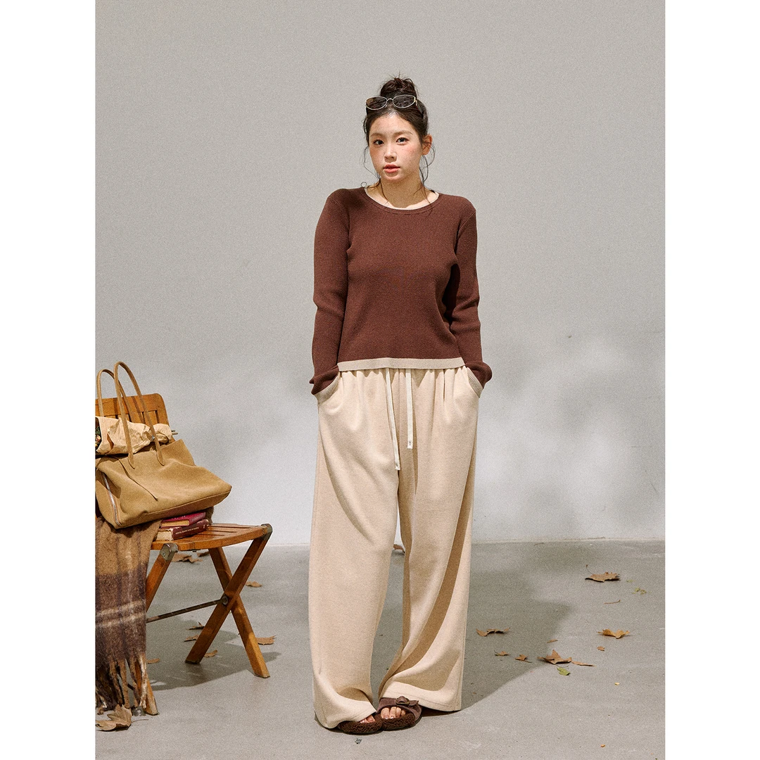 张大人【疏云暨月 】大码女装微胖妹妹气质御姐长款外套休闲裤套装