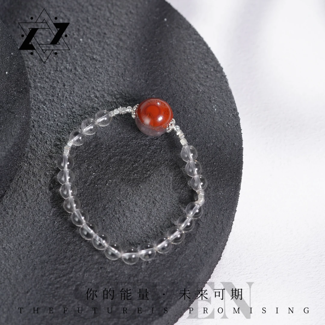 【印象吉祥】列母利亚+荆棘玫瑰单珠碎银925银手串（多样性发货）