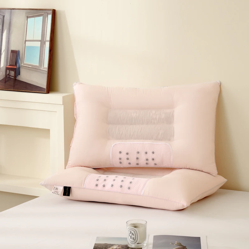 睡拾光2025新款本草疗健透气磁石决明子枕