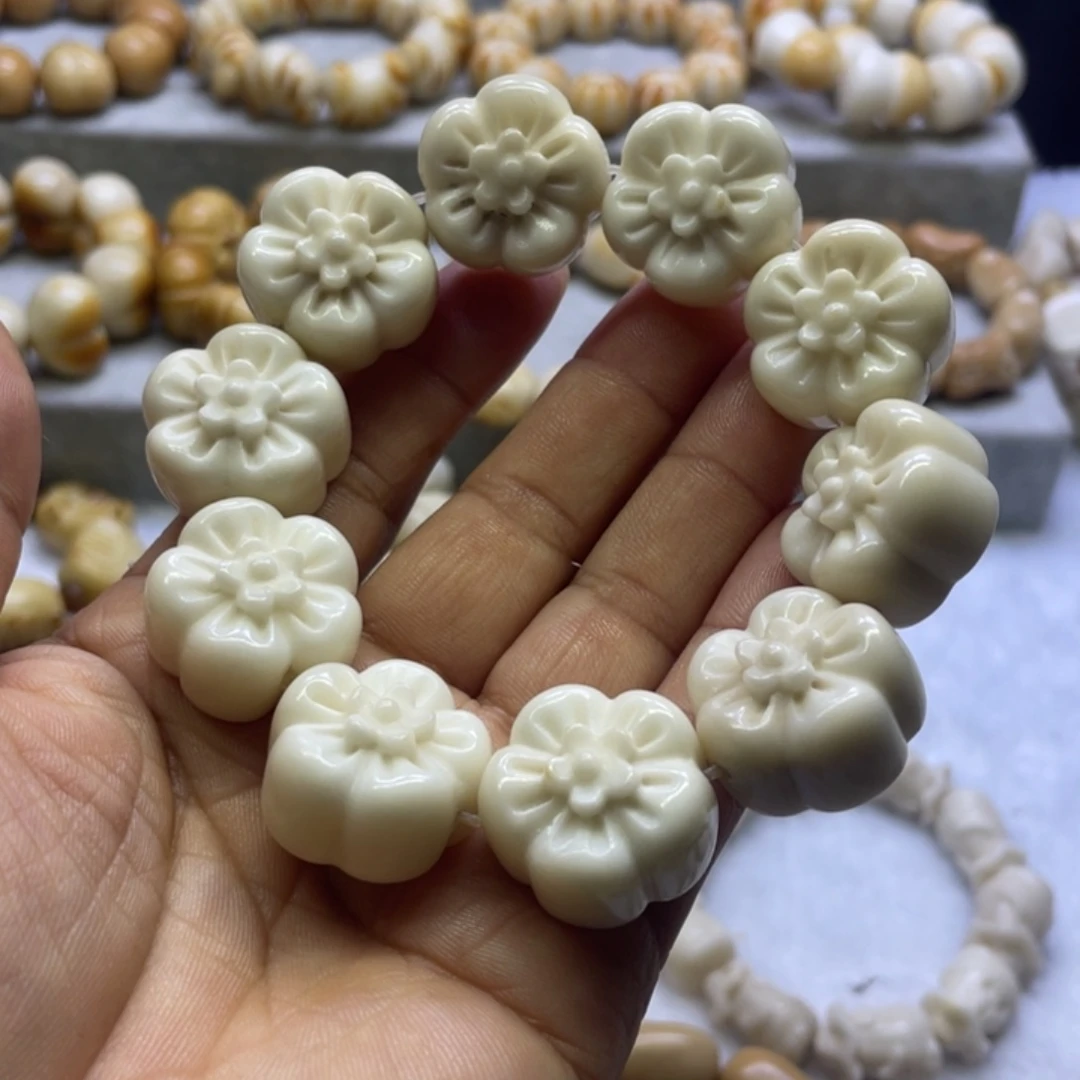 吊坠菩提根/象牙果全品象牙果月饼花手串卡25