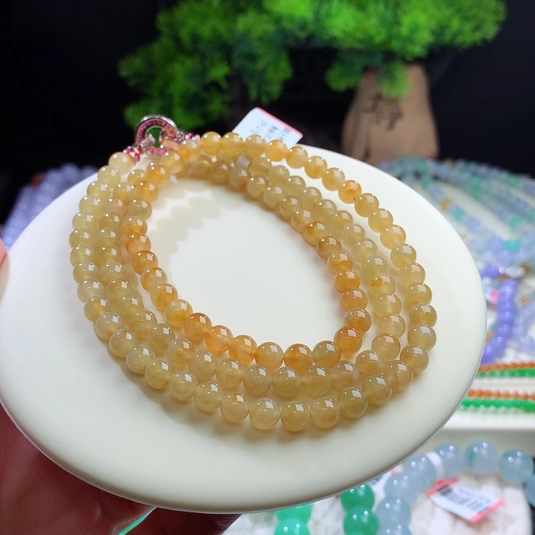 项链未镶嵌翡翠卡6mm