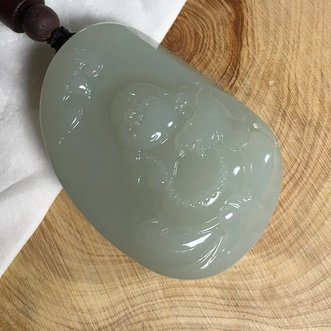 和田玉（糖玉）颈饰未镶嵌