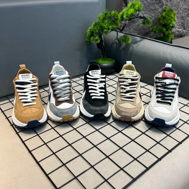 1022早秋新款厚底舒适时尚潮流百搭男款休闲鞋运动鞋阿甘鞋增高鞋