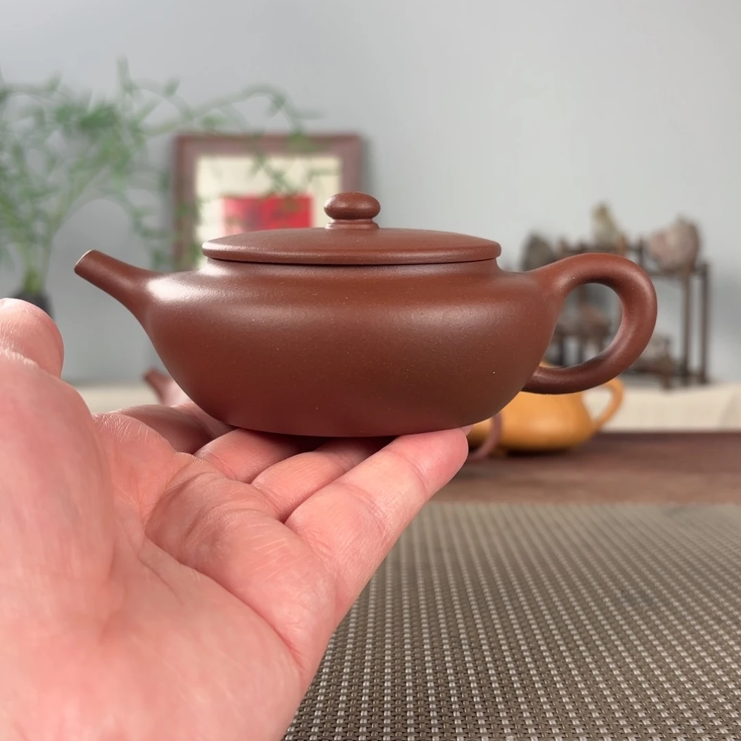 紫砂茶壶黄龙山原矿紫砂壶190