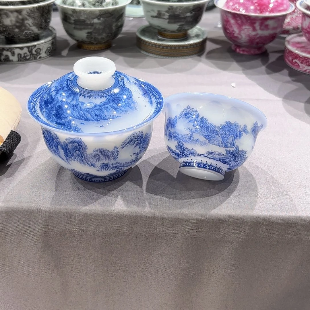 长***阳瓷片景德镇瓷器精品陈列