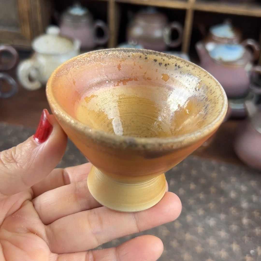 柴烧柴烧茶器主人杯