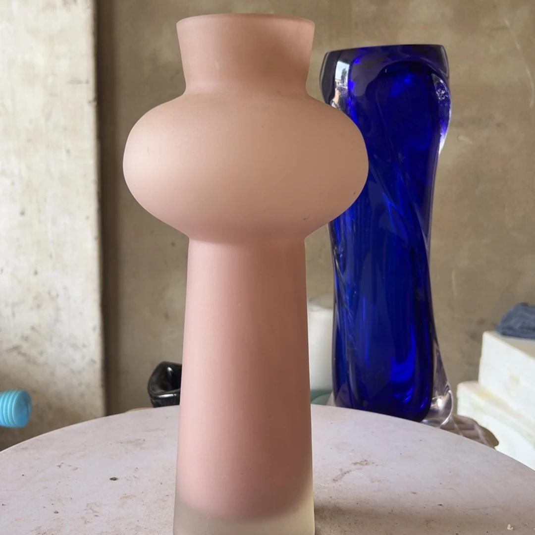 弘扬琉璃花器微瑕高度28