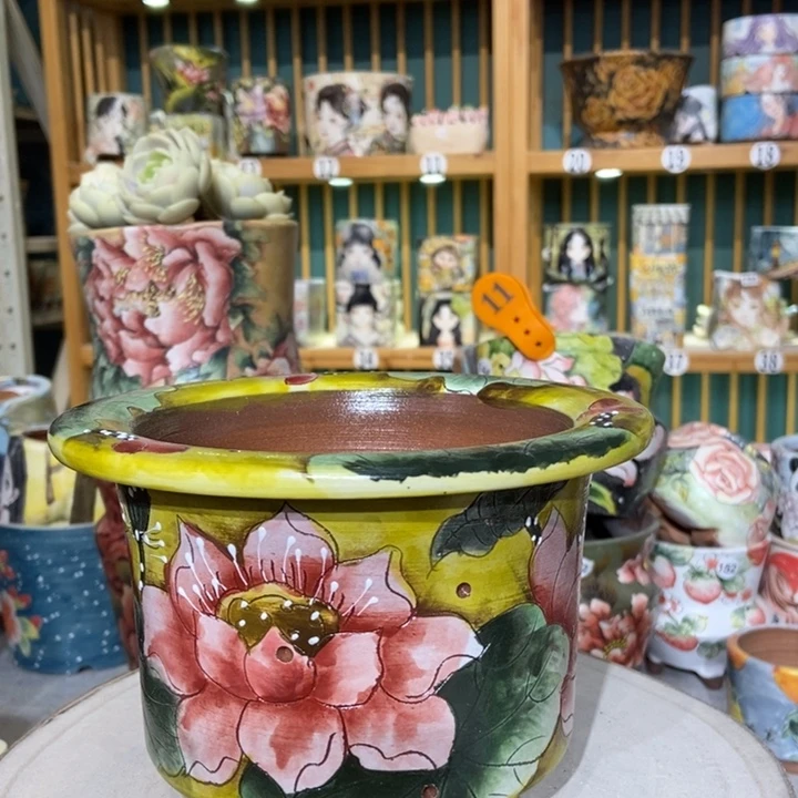 红陶景德镇艺术手绘作品