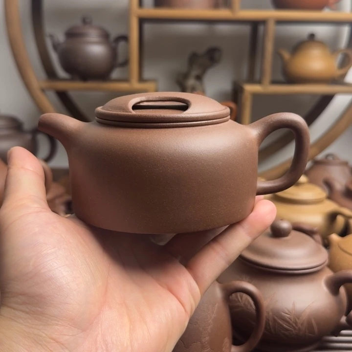 茶壶紫砂牛盖300cc台西嫩底槽清