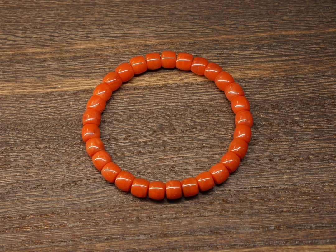 联合料直切南红单圈-7mm左右