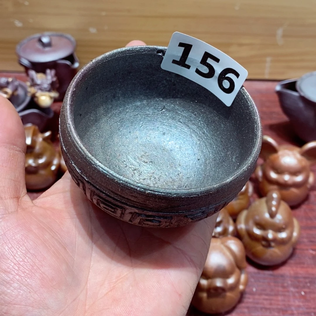 瑕疵，柴烧茶具套杯子家用