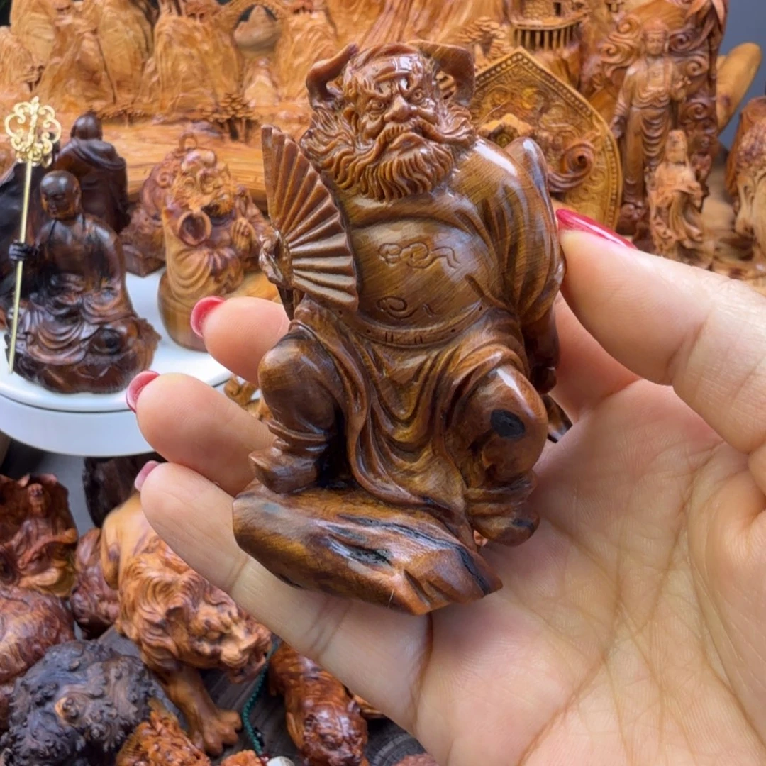 虎***威柏木钟馗黑金刚精品