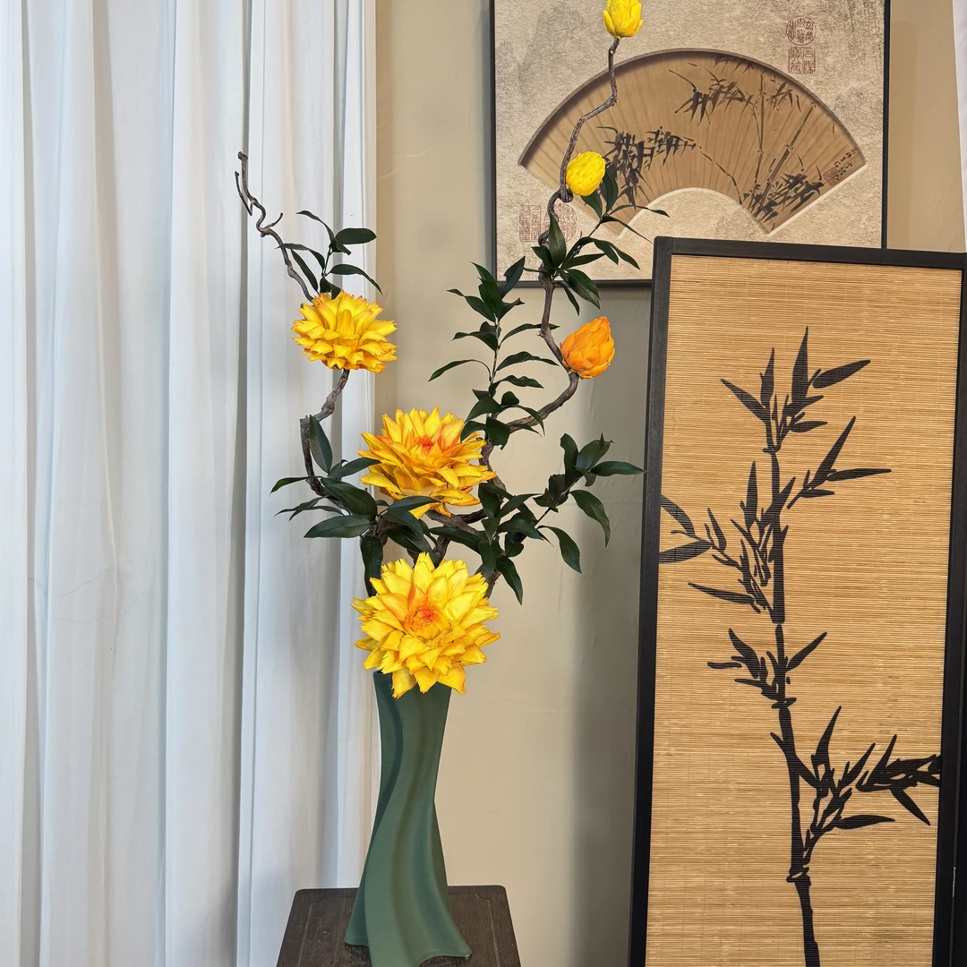 【吉星高照】龙枣枝永生花家居软装造景