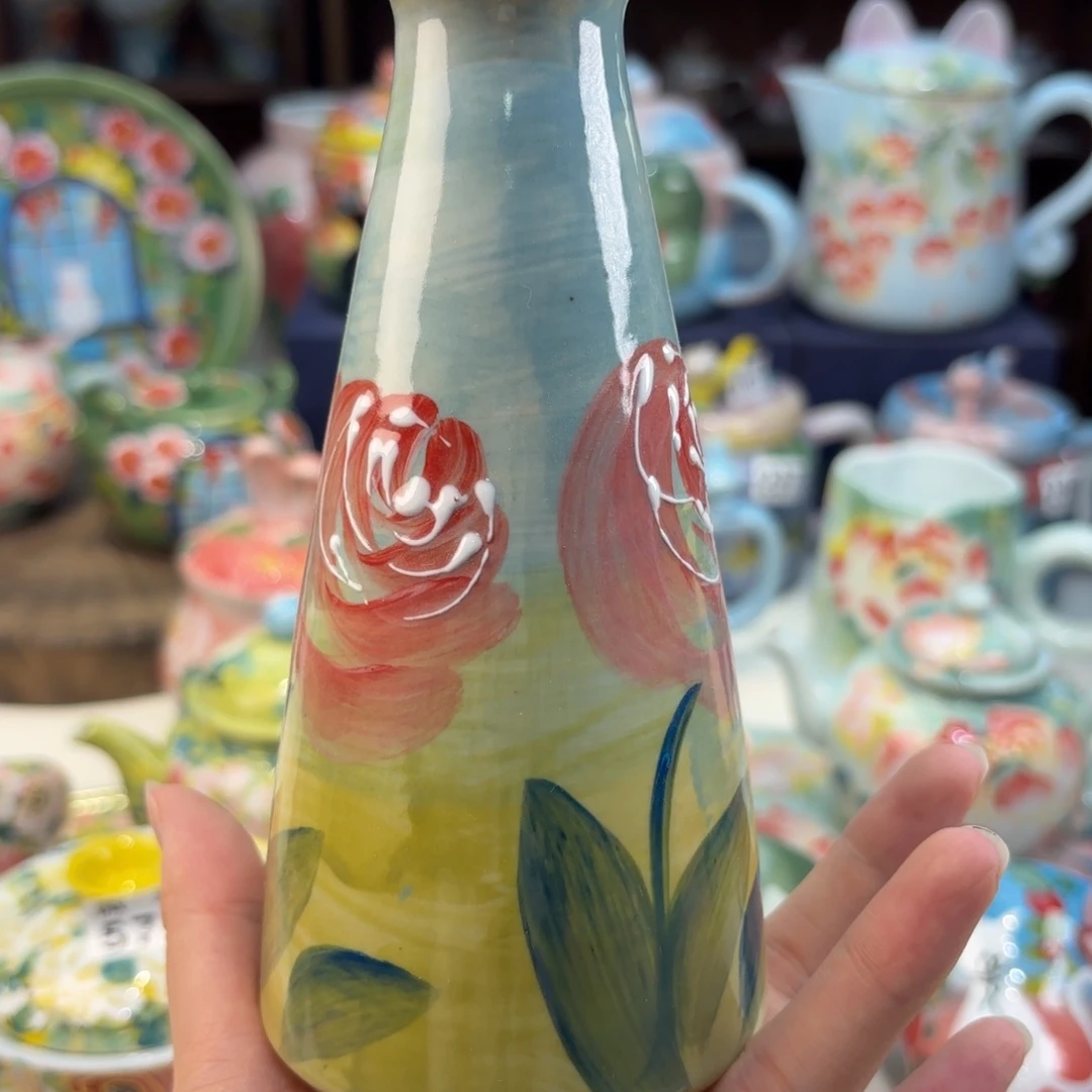 景德镇手绘高温釉下彩陶瓷茶具