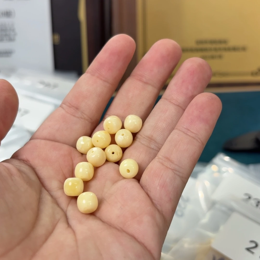 蜜蜡未镶嵌裸石225 多样性发其一