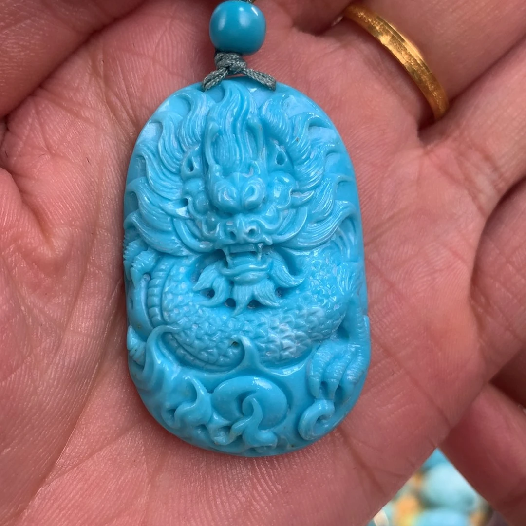 绿松石珠宝奇石未镶嵌