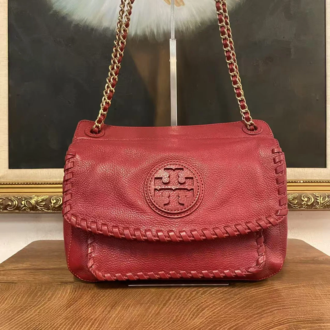 95新 TORY BURCH/汤丽柏琦 TB斜跨包/000729经典单肩包