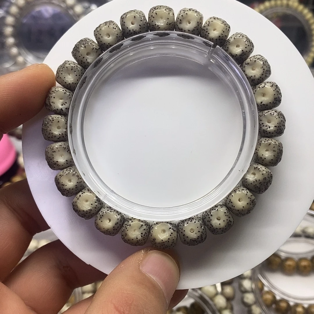 小***管吊坠星月菩提灰冰深坑无相