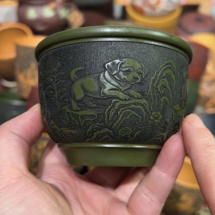 茶杯紫砂宜兴紫砂主人杯