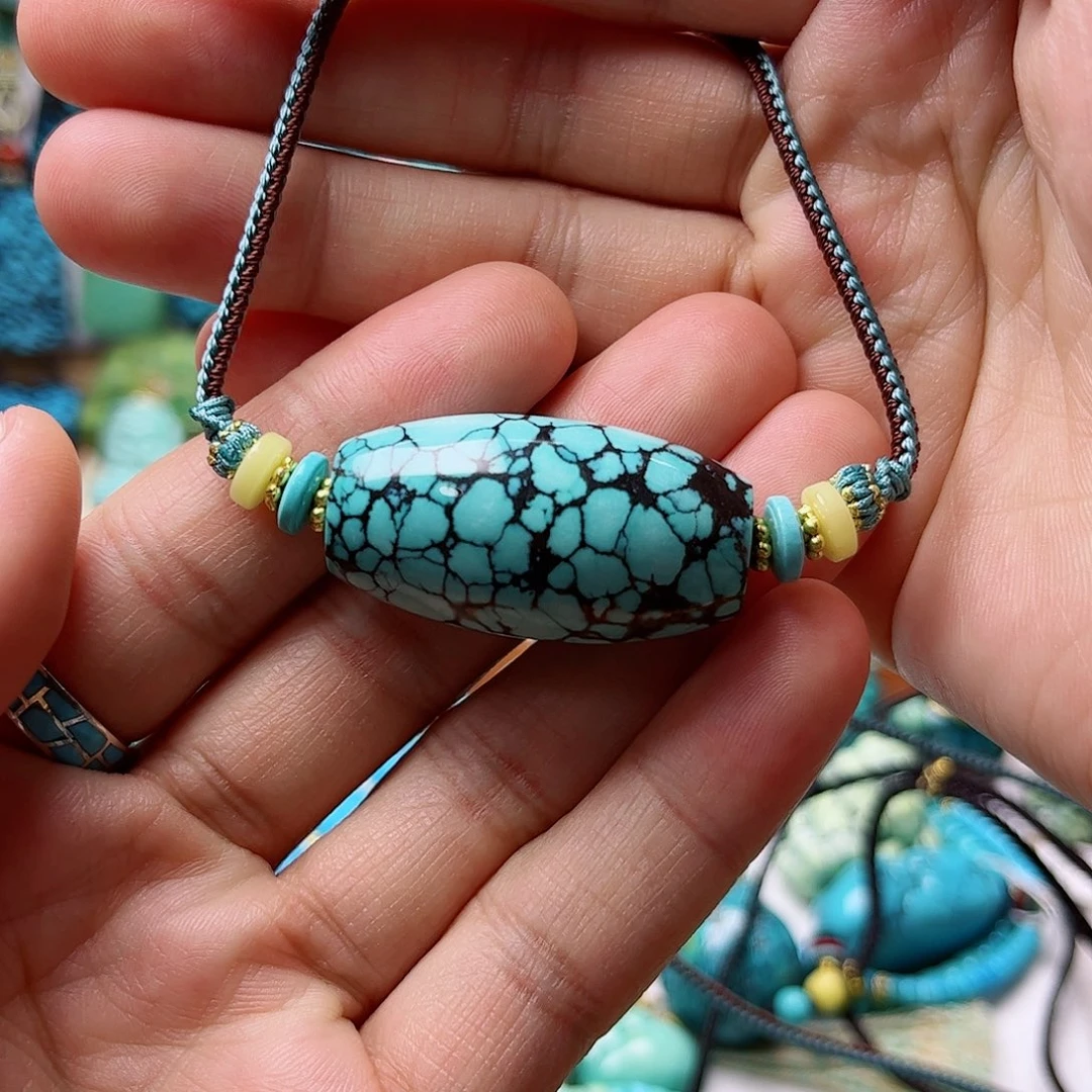 绿松石珠宝奇石未镶嵌好*