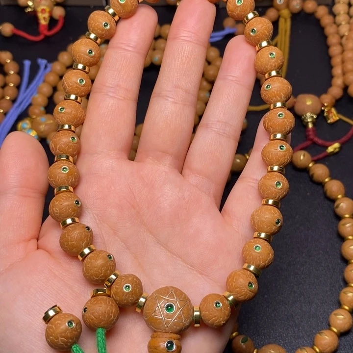 凤眼菩提手串绿眼12+手持