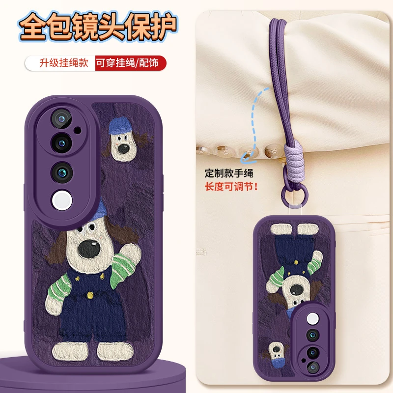 掌门狗适用于vivos19手机壳vivos19pro新款硅胶卡通镜头全包软壳