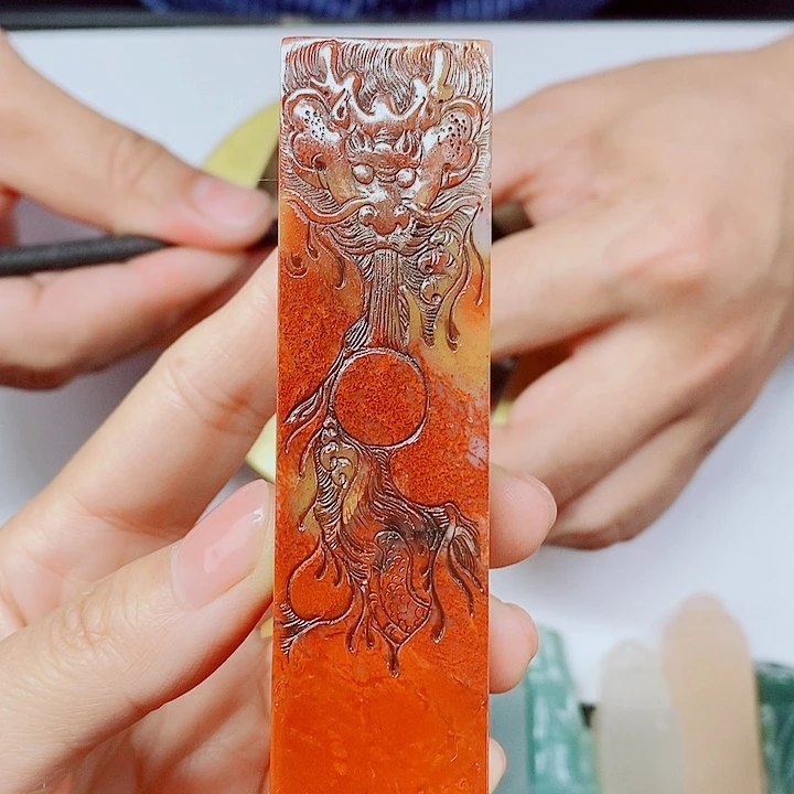 寿山石现场直播定制