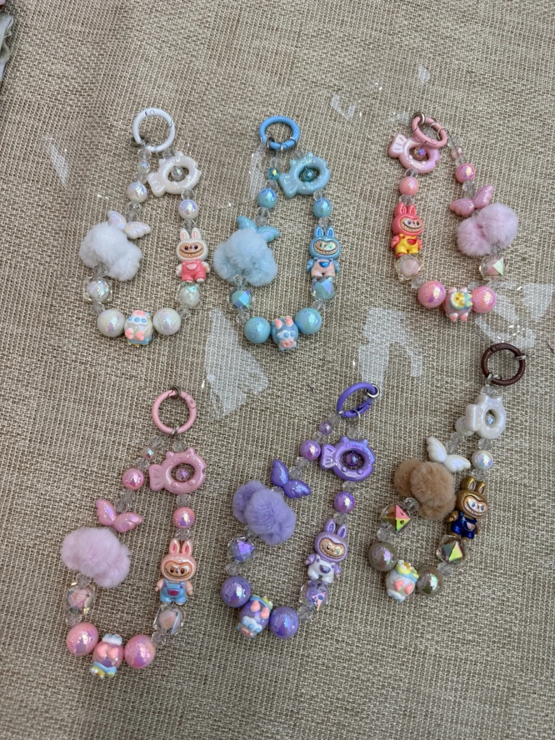 Hjie-闪闪亮亮的拉布布手机挂件！