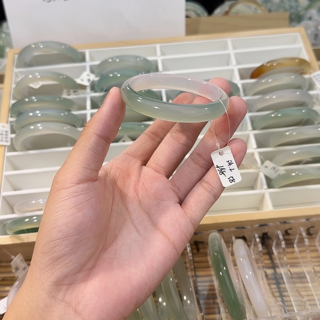 手镯玛瑙/玉髓未镶嵌圈口54.2