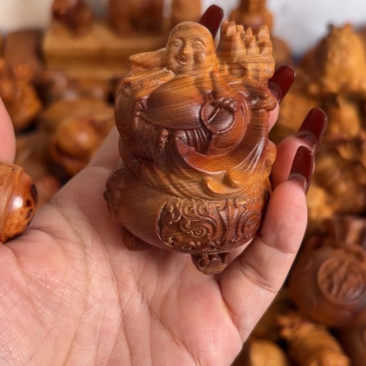 柏木（崖柏）百*果太行崖柏手把件