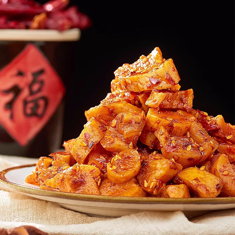 湘西农家特色麻辣萝卜丁
