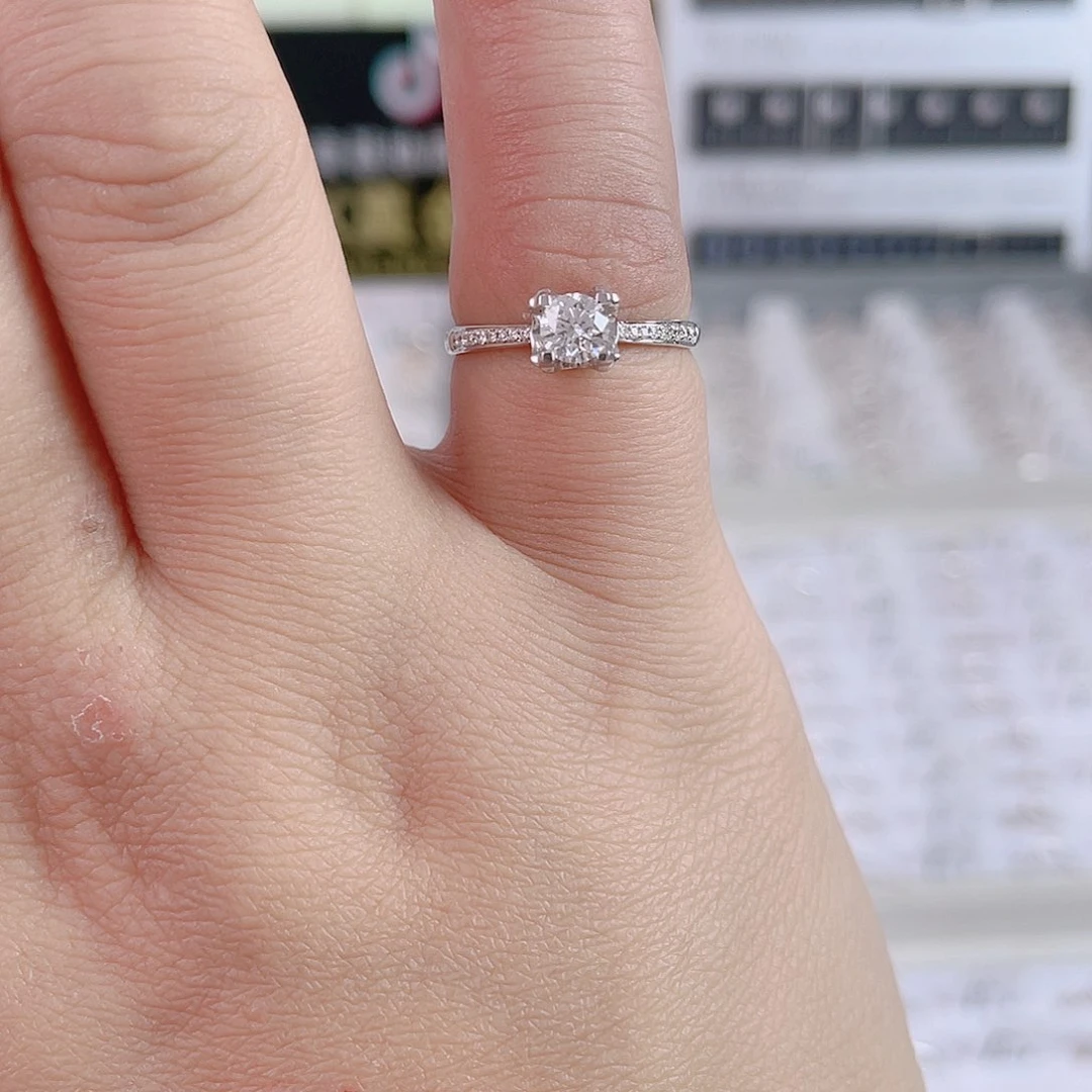 戒指/指环18K金镶嵌钻石a18083858