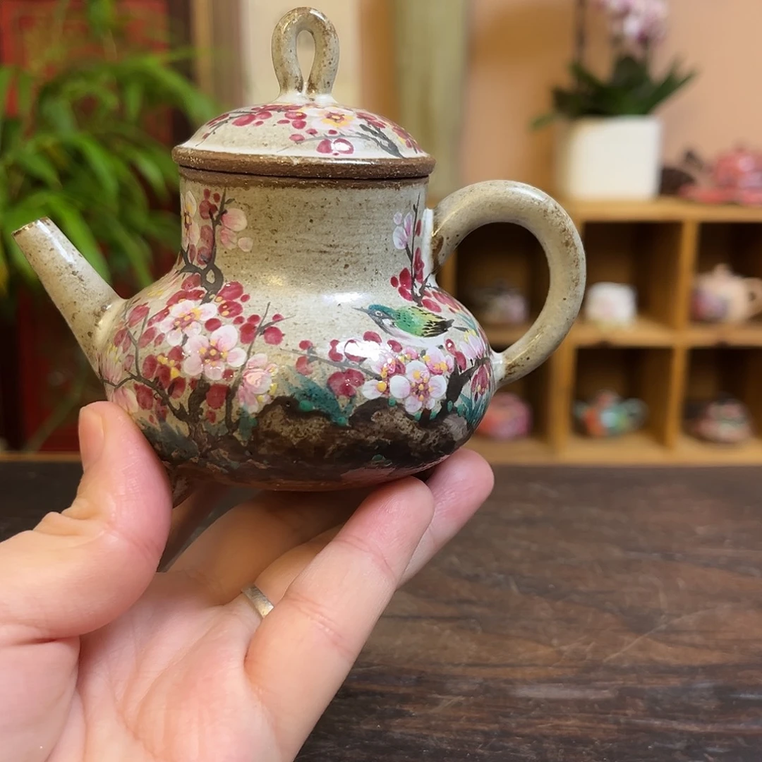 柴烧手工手绘陶瓷