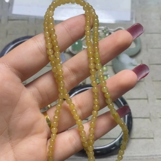 定制翡翠未镶嵌小米珠