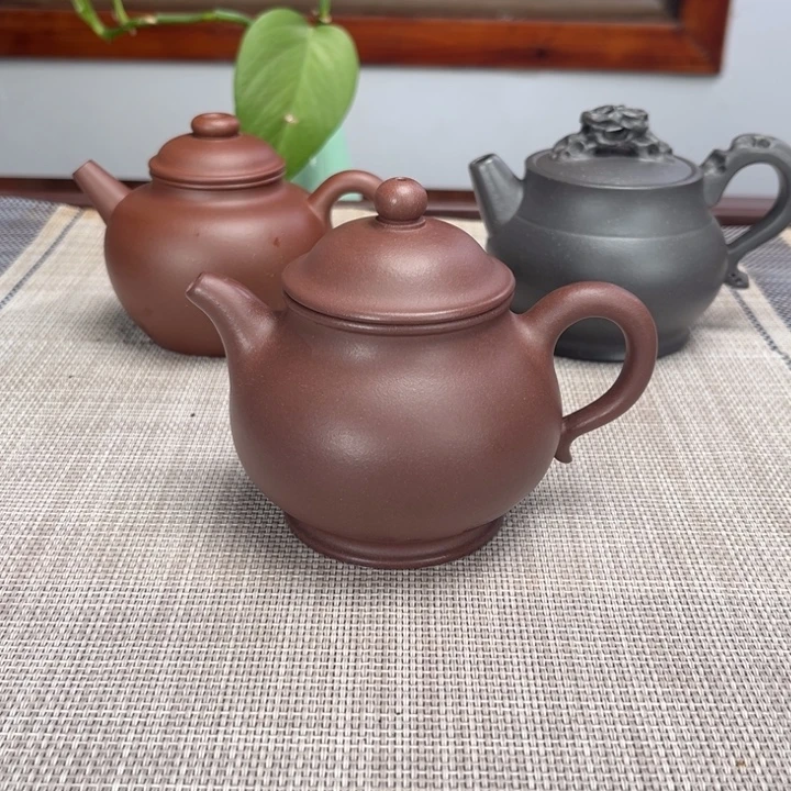 紫砂茶壶微微瑕潘壶