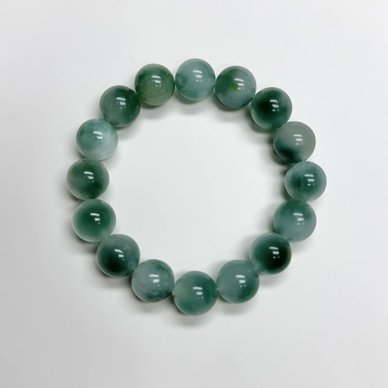 岫玉冰飘花手串多样任意一条 20号