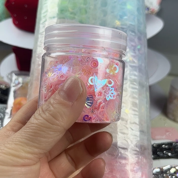 无纺布夜光亮片8大瓶