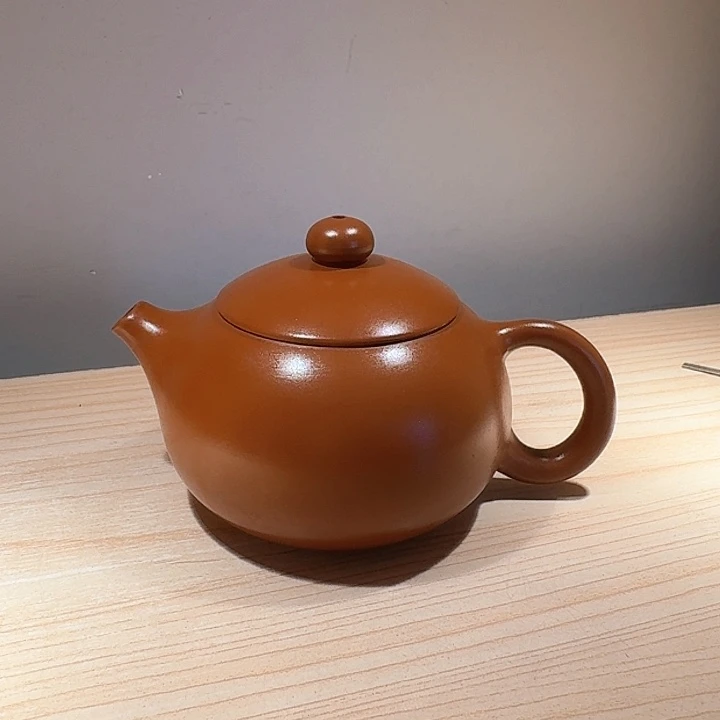 紫砂茶壶艾*宜兴原矿手工紫砂壶